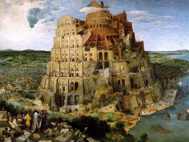 BRUEGEL, Pieter the Elder The Tower of Babel f china oil painting image